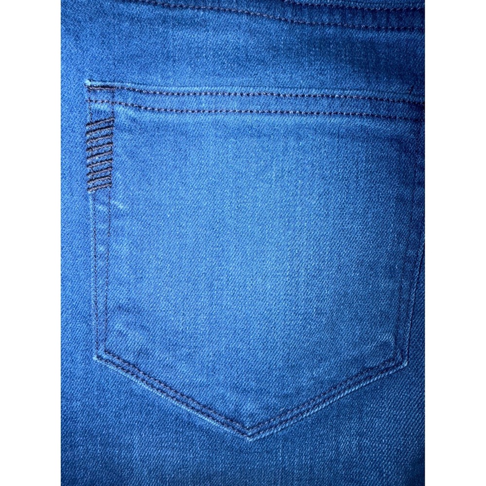 NWT PAIGE Deirdre Denim Skirt Frenchie No Whiskers Blue Pencil Midi Size 29 - Picture 10 of 12